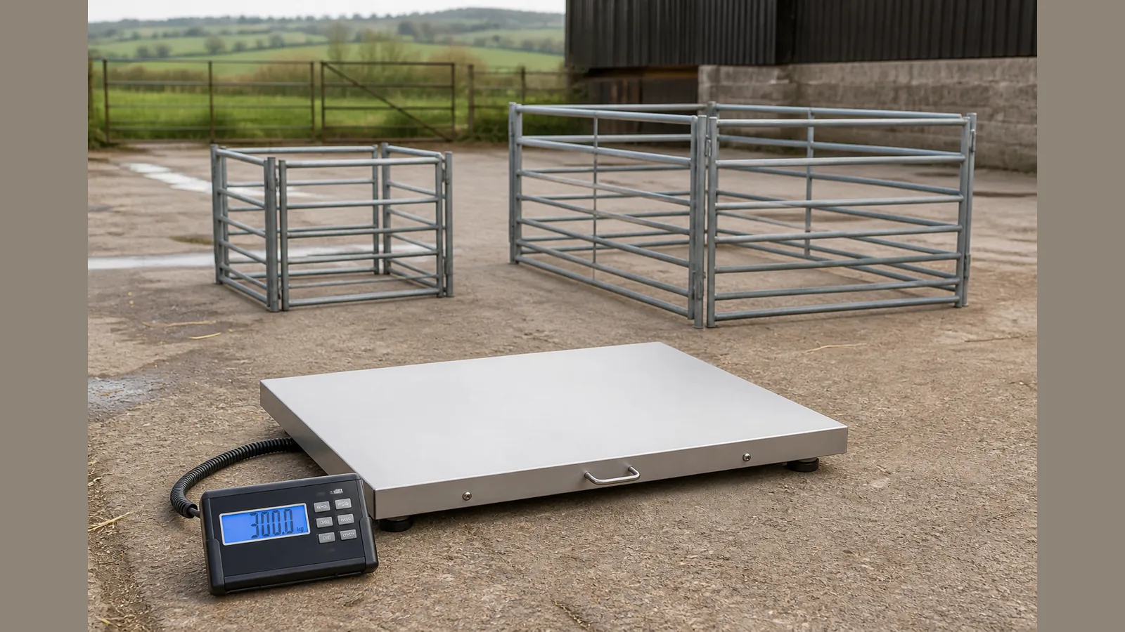 UK guide visual for choose the right size livestock platform scale UK