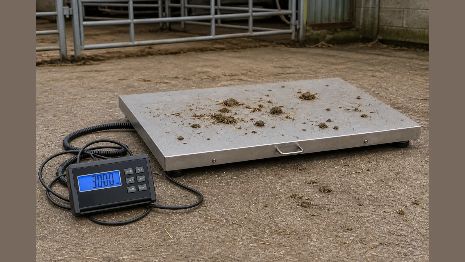 UK guide visual for common mistakes using livestock platform scale UK